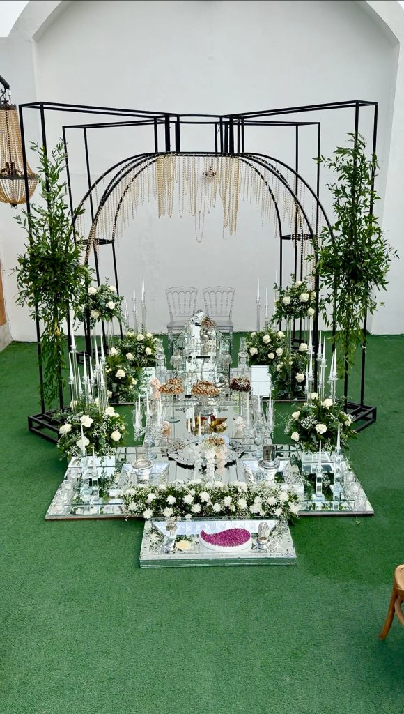 چیدمان سفره عقد توسط تشریفات عرفانی قزوین