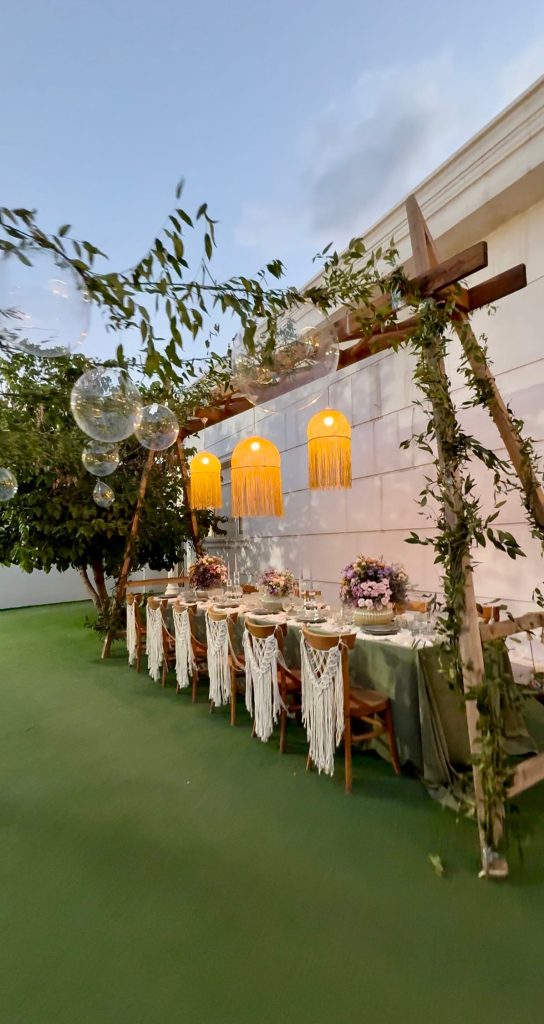 نمونه تالار طراحی شده توسط تشریفات عرفانی قزوین برای برگزاری مجالس